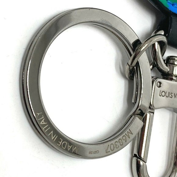 AUTHENTIC LOUIS VUITTON M68307 Monogram Porte Crepadid charm Key Holder Brown x - Picture 2 of 8